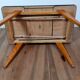 Mini table formica à rallonges vintage 60/70s Création Joulux 47x28x27 cm