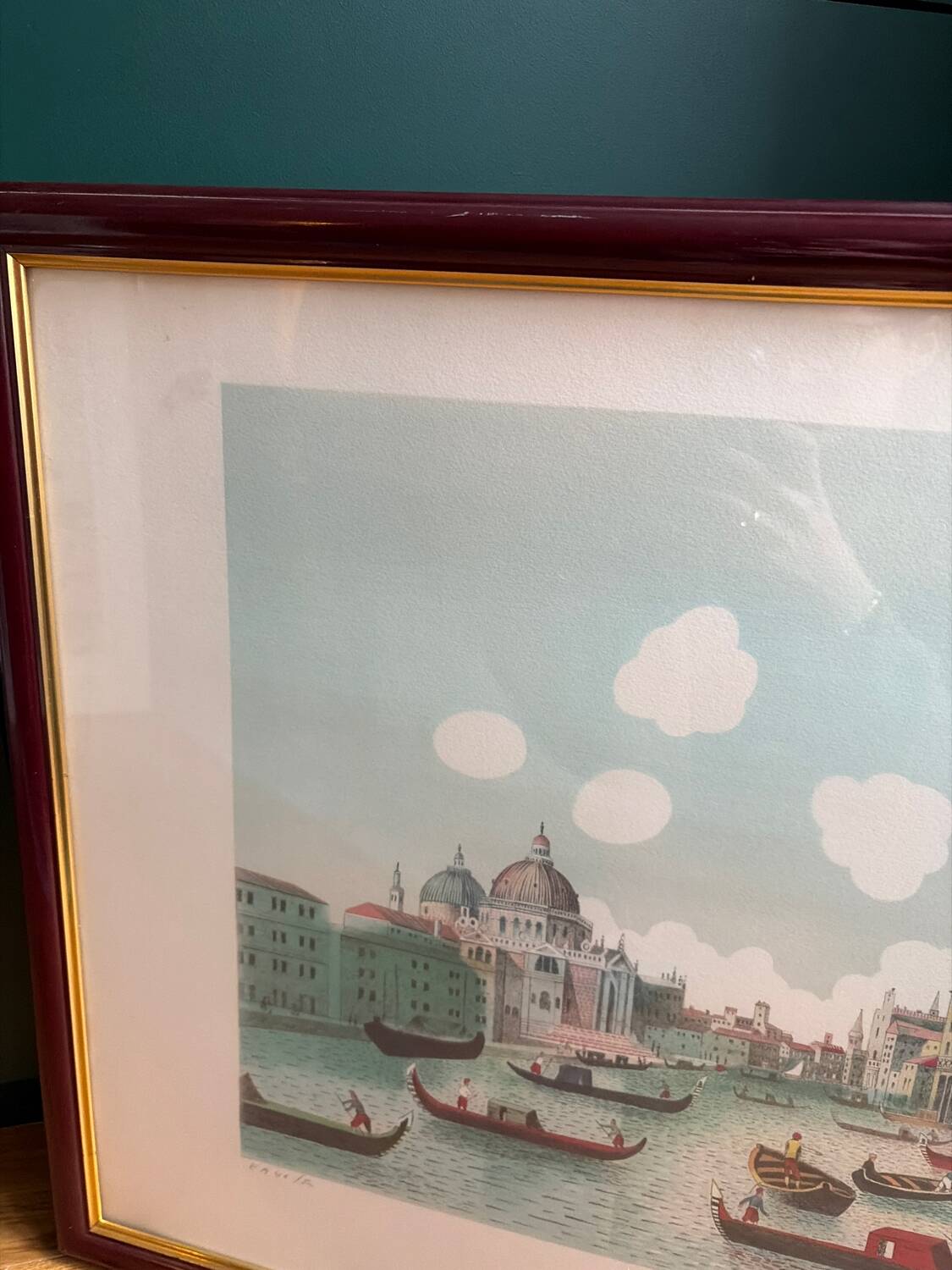 Isabel Baillen, "Venice", lithograph