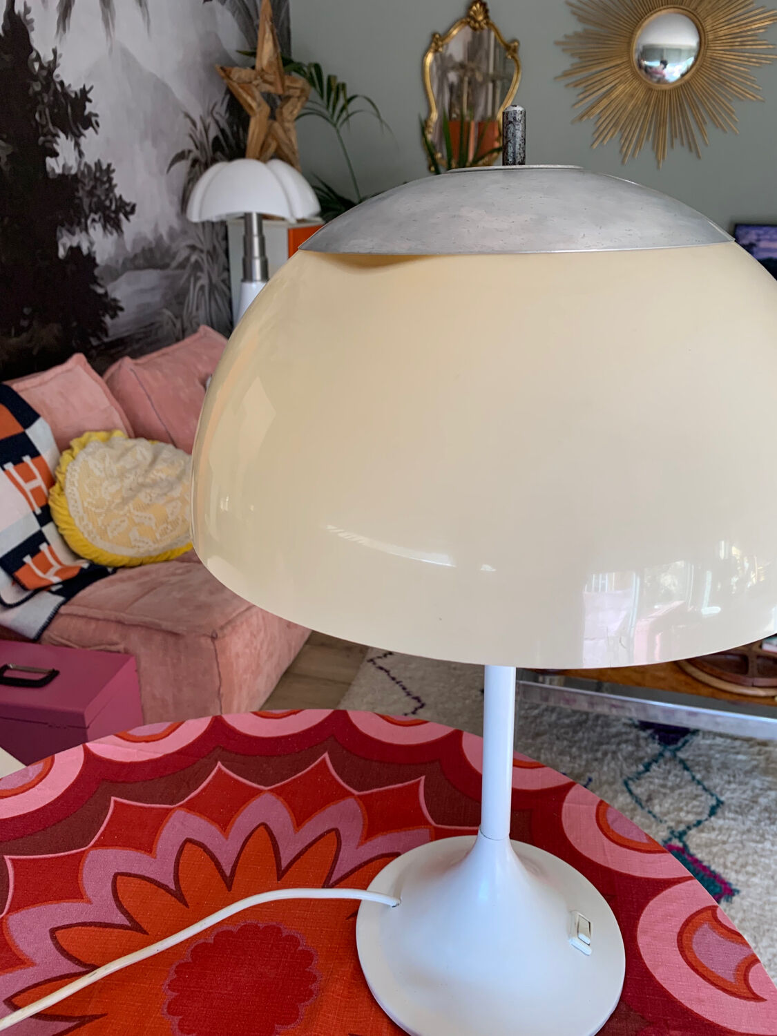 Mushroom lamp Unilux 70s