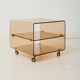 Side table on wheels, Michel Dumas, Roche Bobois, 1970