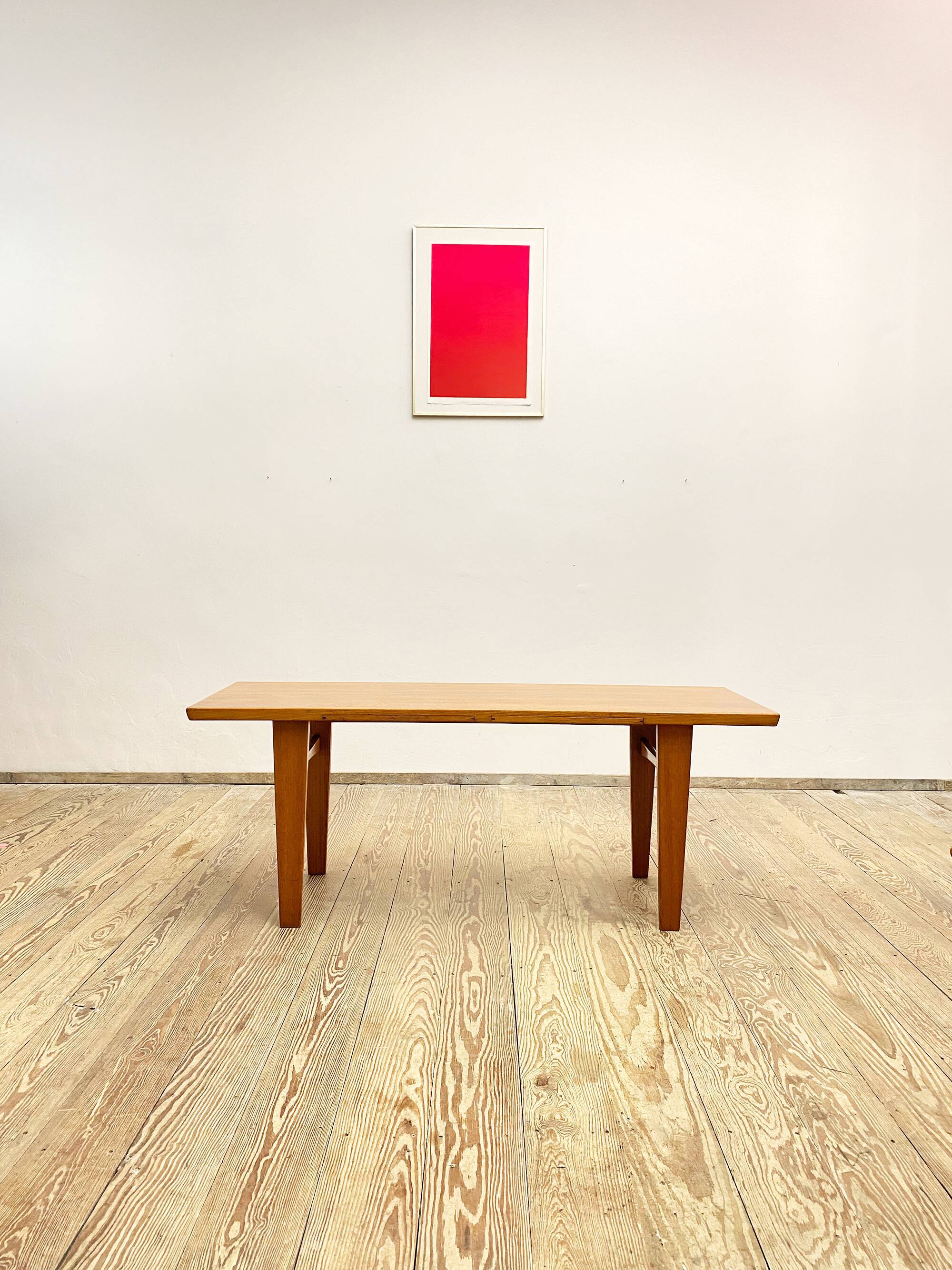 Mid Century Teak Coffee Table, Sofa Table, 1950s, 1960s