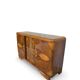 Italian Art deco burl walnut sideboard, of great quality.