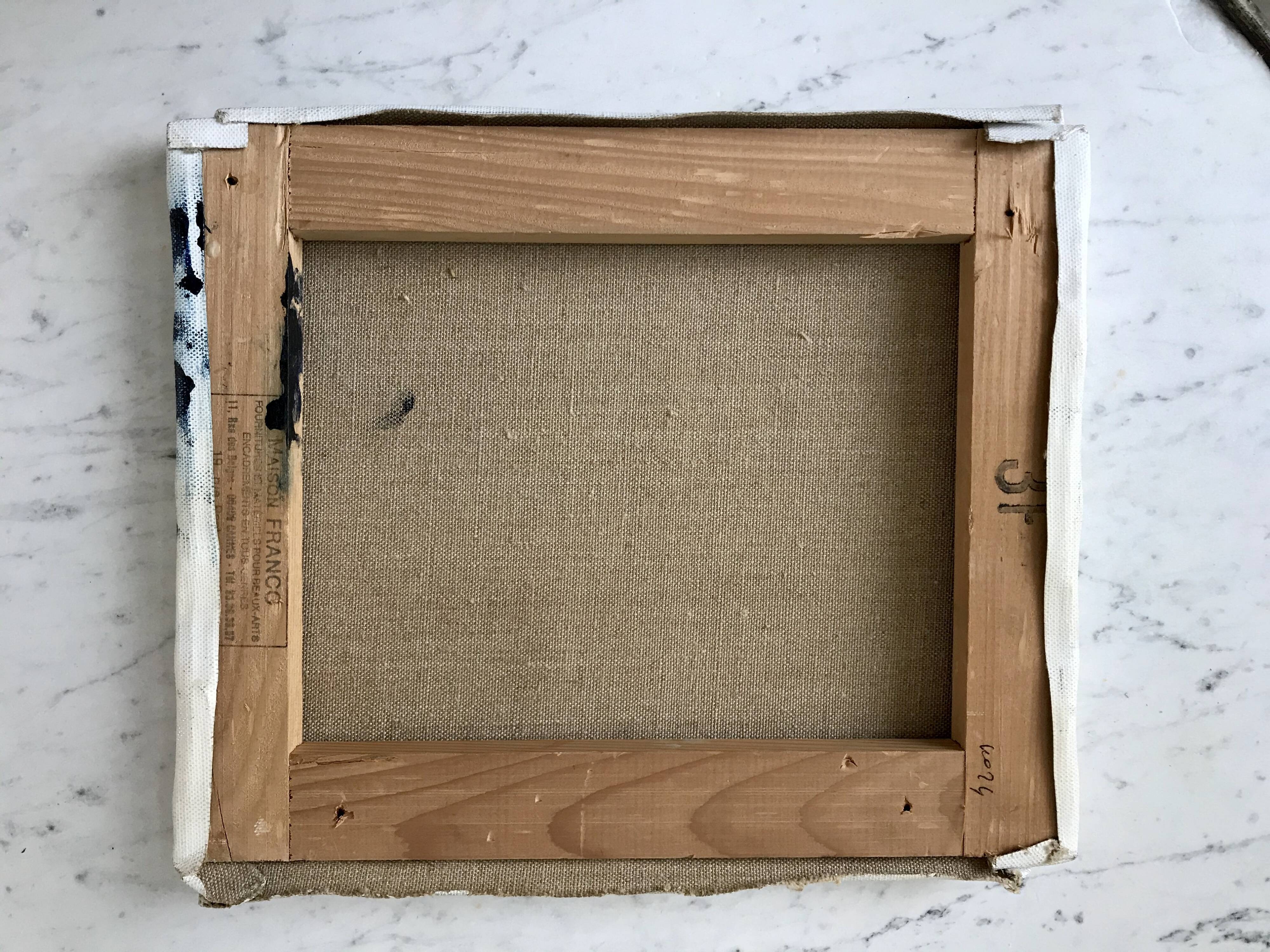 Vintage country oil painting