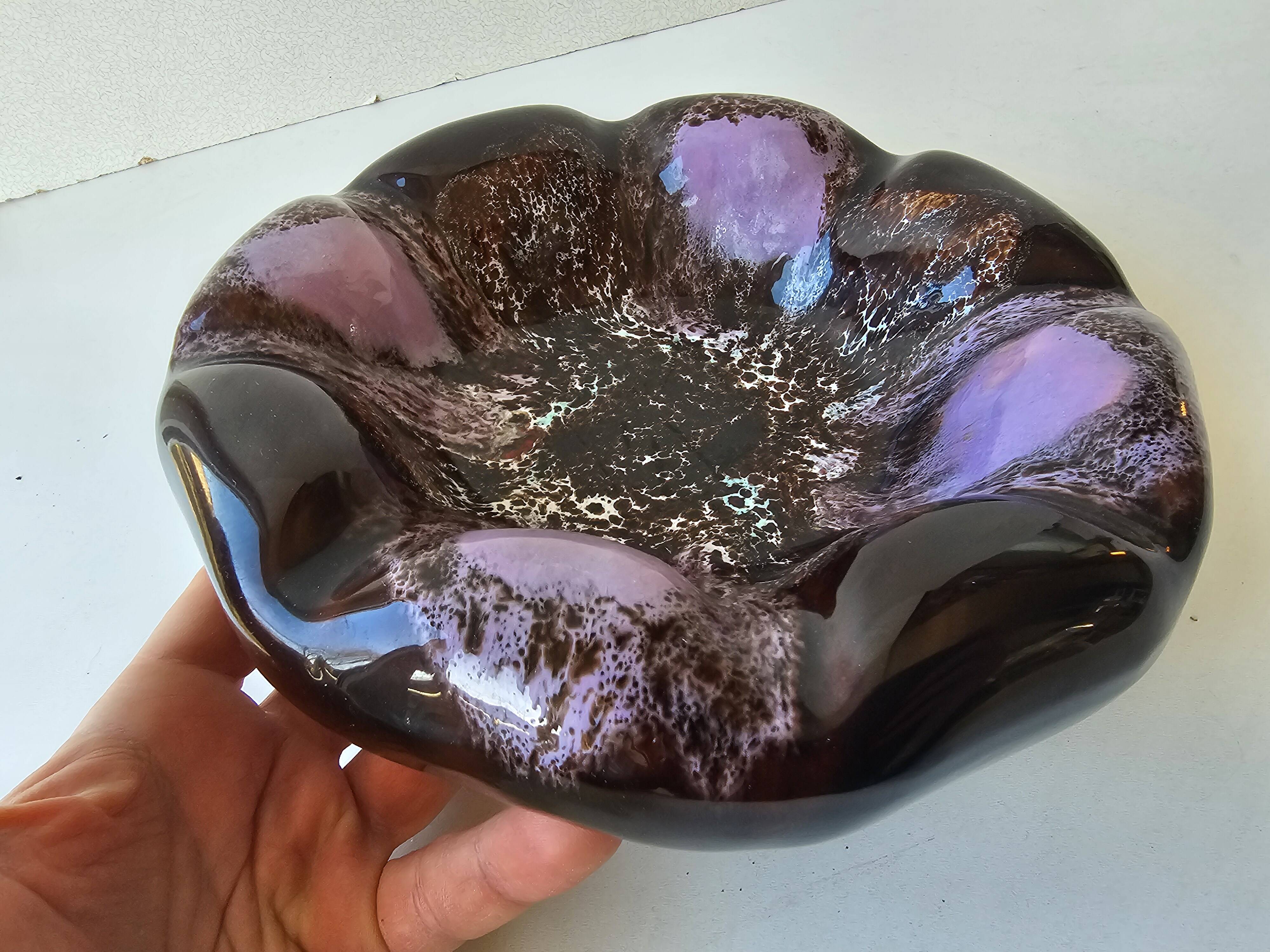 Ashtray dish ceramic Vallauris