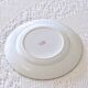Large old round dish St Amand iron earth "mulberry"