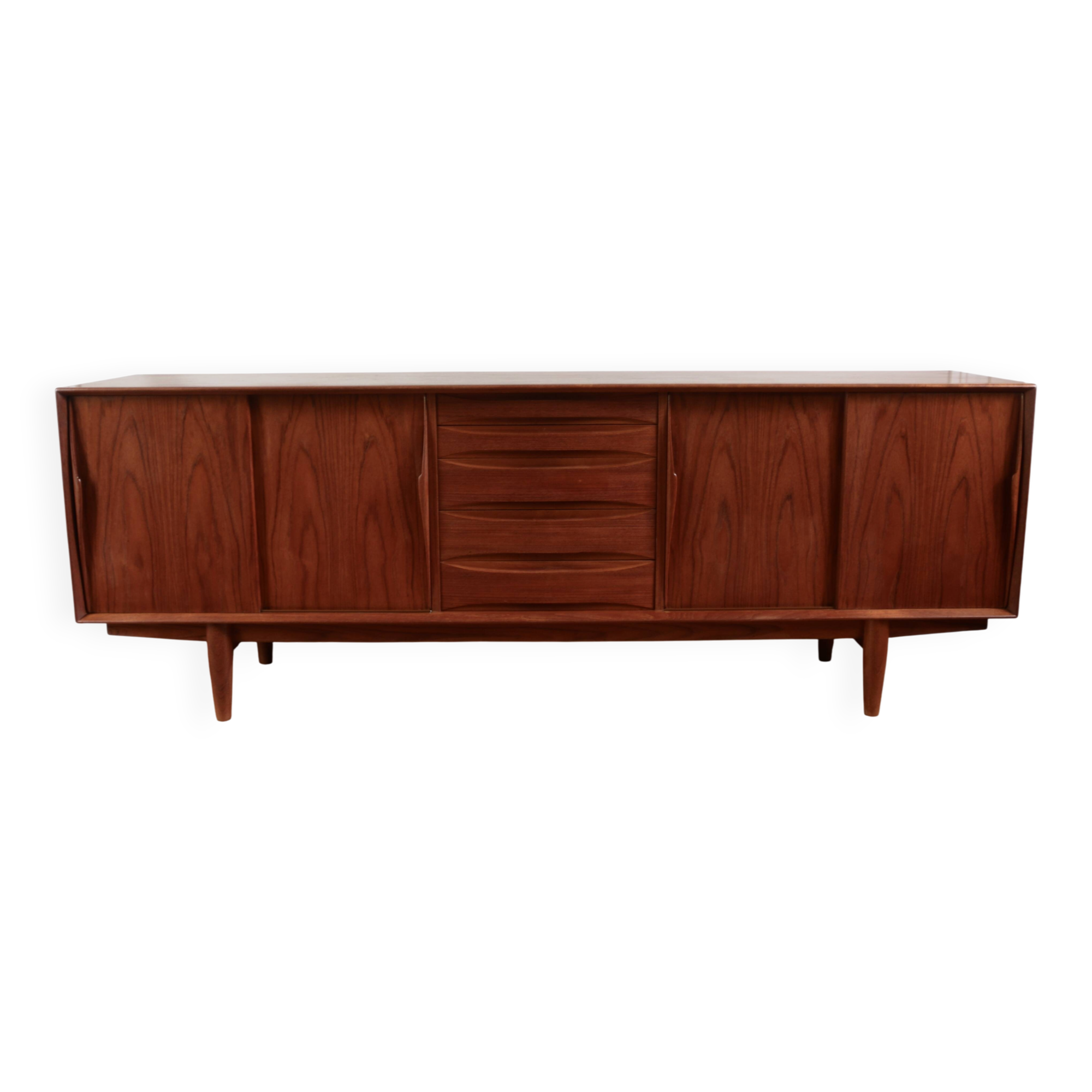 Enfilade scandinave vintage en teck Arne Vodder, 1960