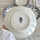 4 vintage soup plates iron earth Saint-Amand - Jane model