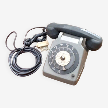1980s HPF 74 rotary telephone Bonneville (Haute-Savoie) Socotel