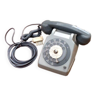 Années 1980 Téléphone à cadran H.P.F 74 Bonneville (Haute-Savoie) Socotel