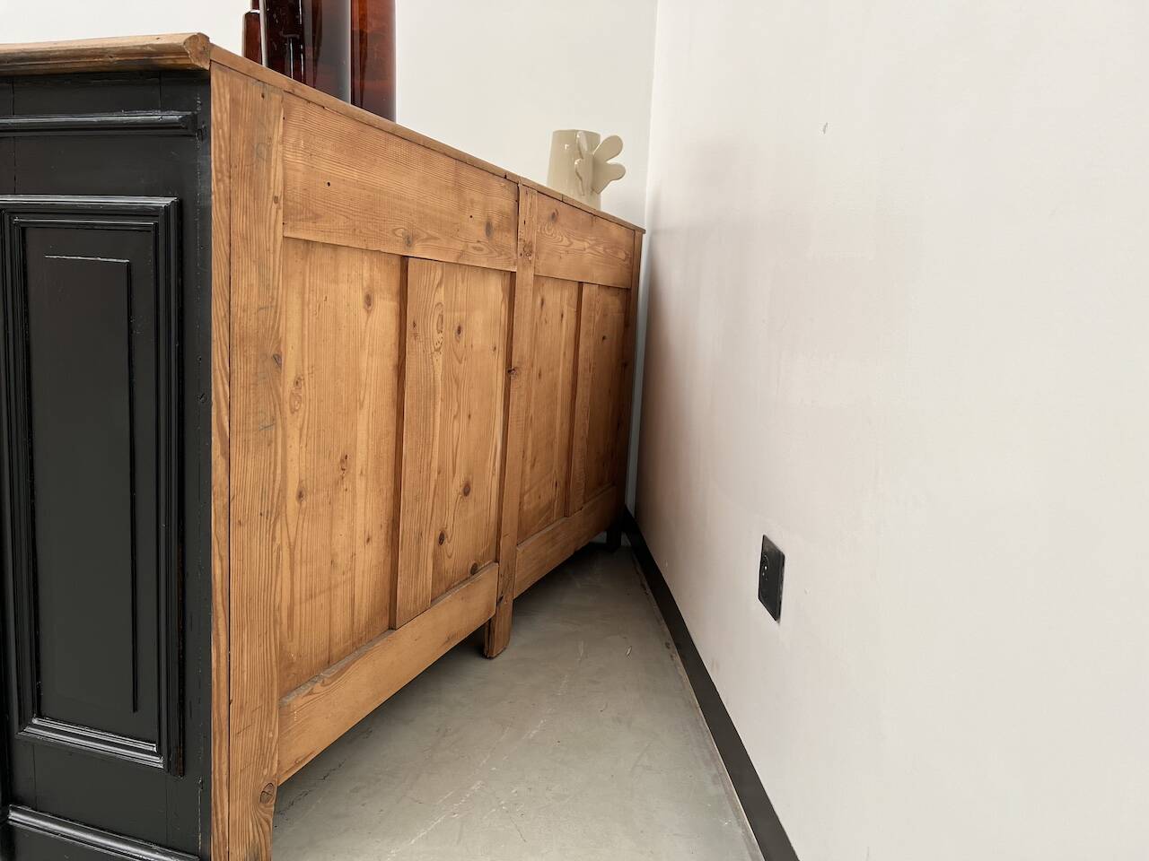 Corner sideboard, 1900s completely restored