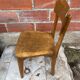 Antique bistrot chair luterma raw wood scandinavian vintage