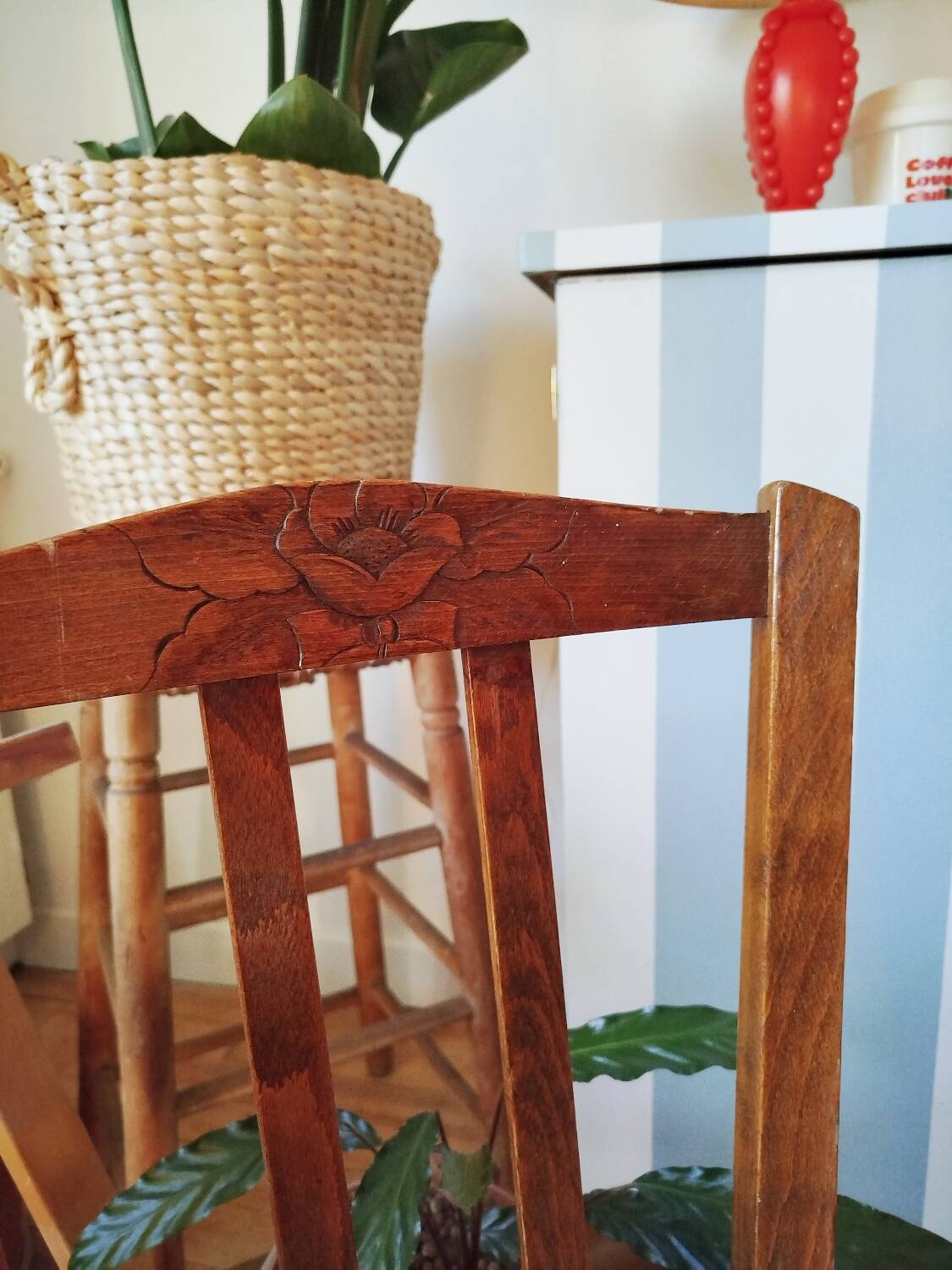 Set of 6 antique chairs