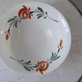 Salad bowl earthenware new Givors years 30-40