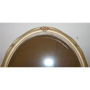 Vintage Oval Gold Mirror