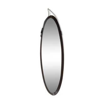 Miroir scandinave en teck années 60