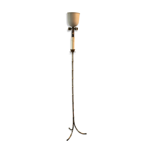 Lampadaire bambou maison