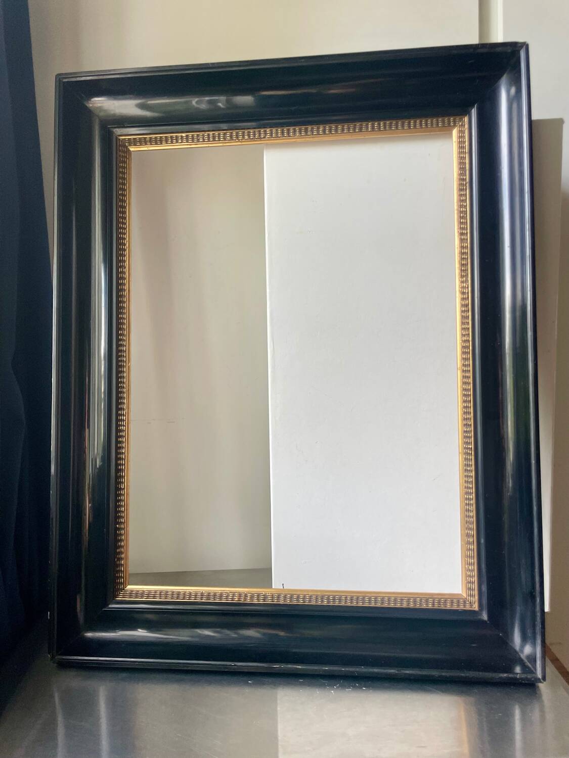 Antique Wooden Frame Black & Gold  62 cm x 49 cm
