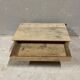 Wooden coffee table – rustic / natural / country chic style