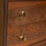 Vintage 1960s wooden secretaire sideboard design G.Frattini for Bernini