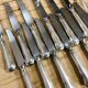 Lot de 12 fourchettes et couteaux en métal argenté