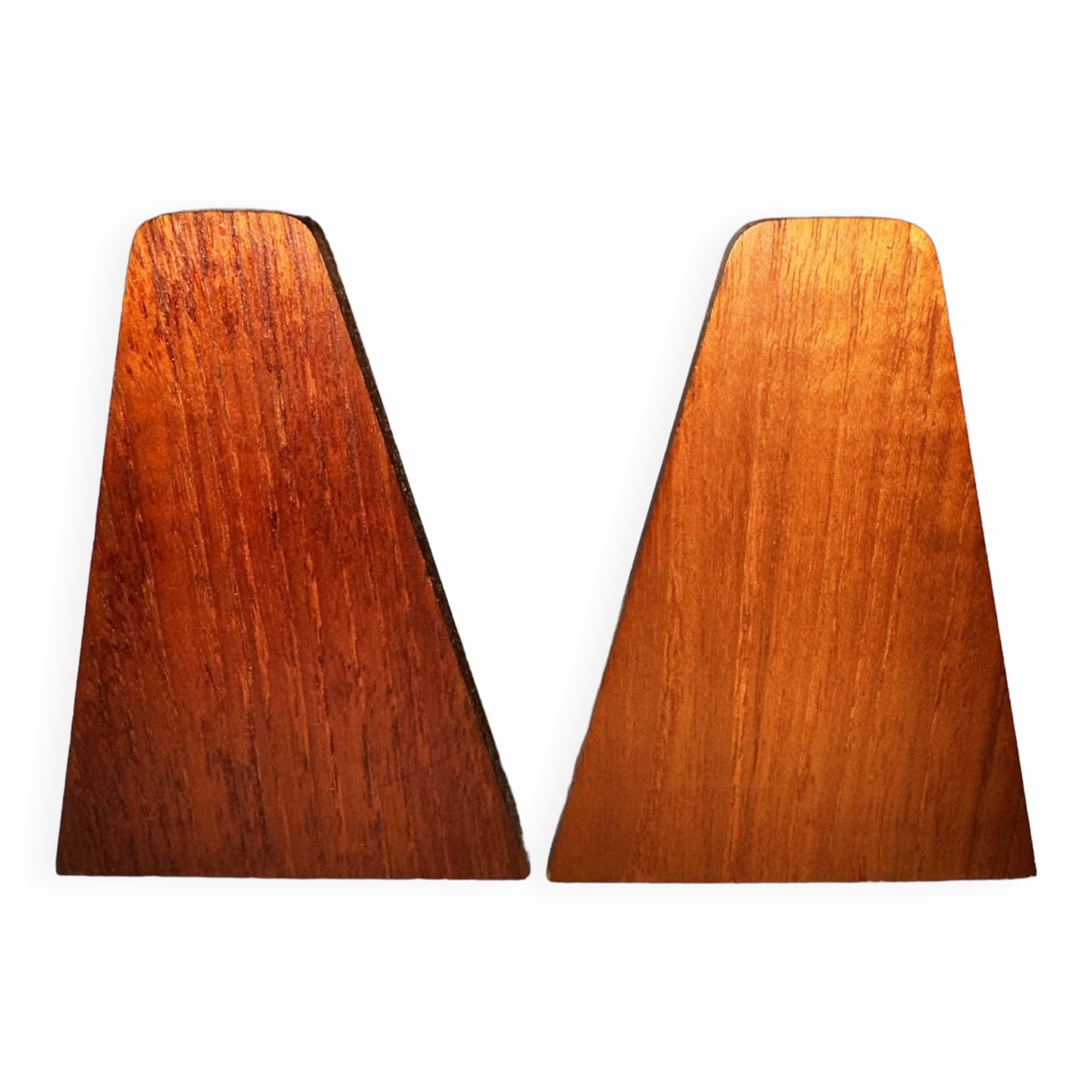 Teak and metal bookends by Kai Kristiansen