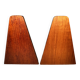 Teak and metal bookends by Kai Kristiansen