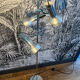 German floor lamp with 3 lights