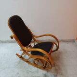 Rocking-chair in beech XXth century
