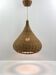 Vintage wicker pendant light from the 1960s.