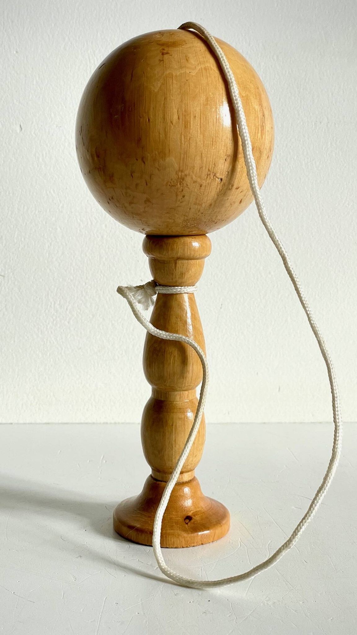 Vintage Solid Wood Cup and Ball Game