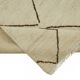 Handwoven Tribal One of a Kind 208 cm x 294 cm Beige Wool Carpet