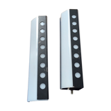 pair of modernist wall lamps