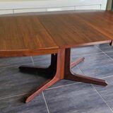 Table extensible vintage Baumann en teck, années 1970