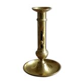 Candlestick in gilt bronze