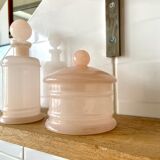 2 vials and 1 jar in powder pink opaline