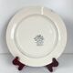 Set of 6 flat plates "English style" blue, Lunéville