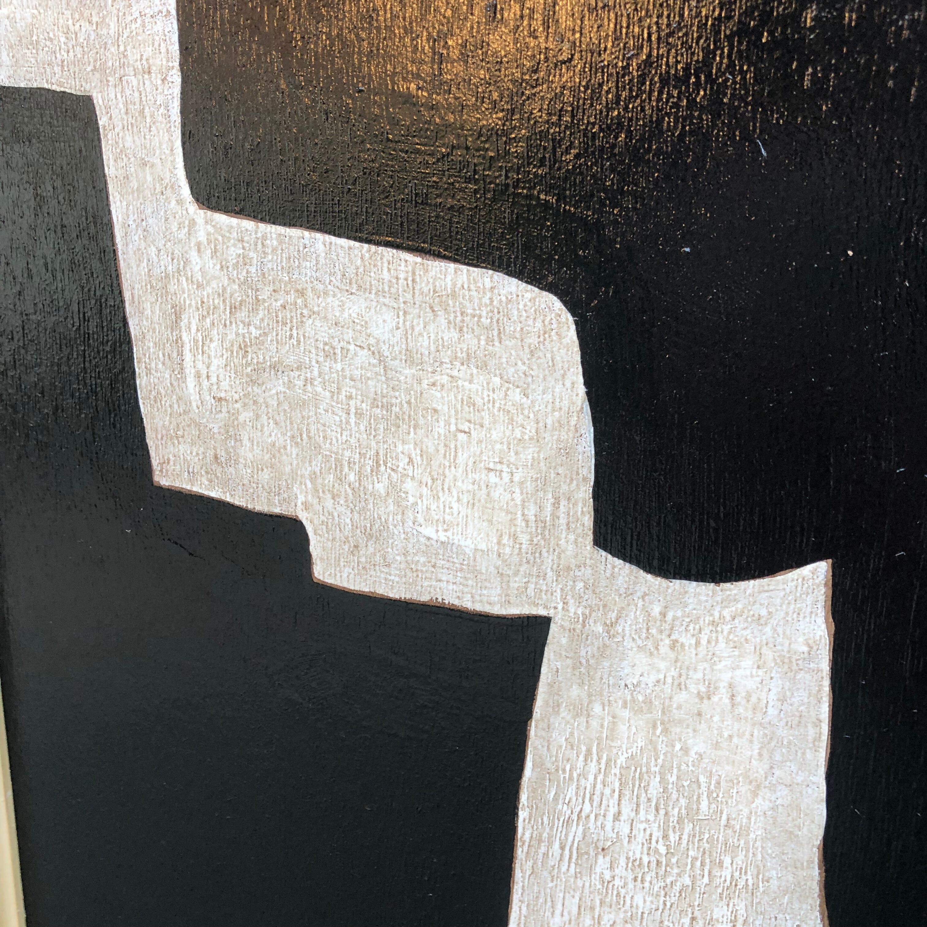 Abstract panel painting