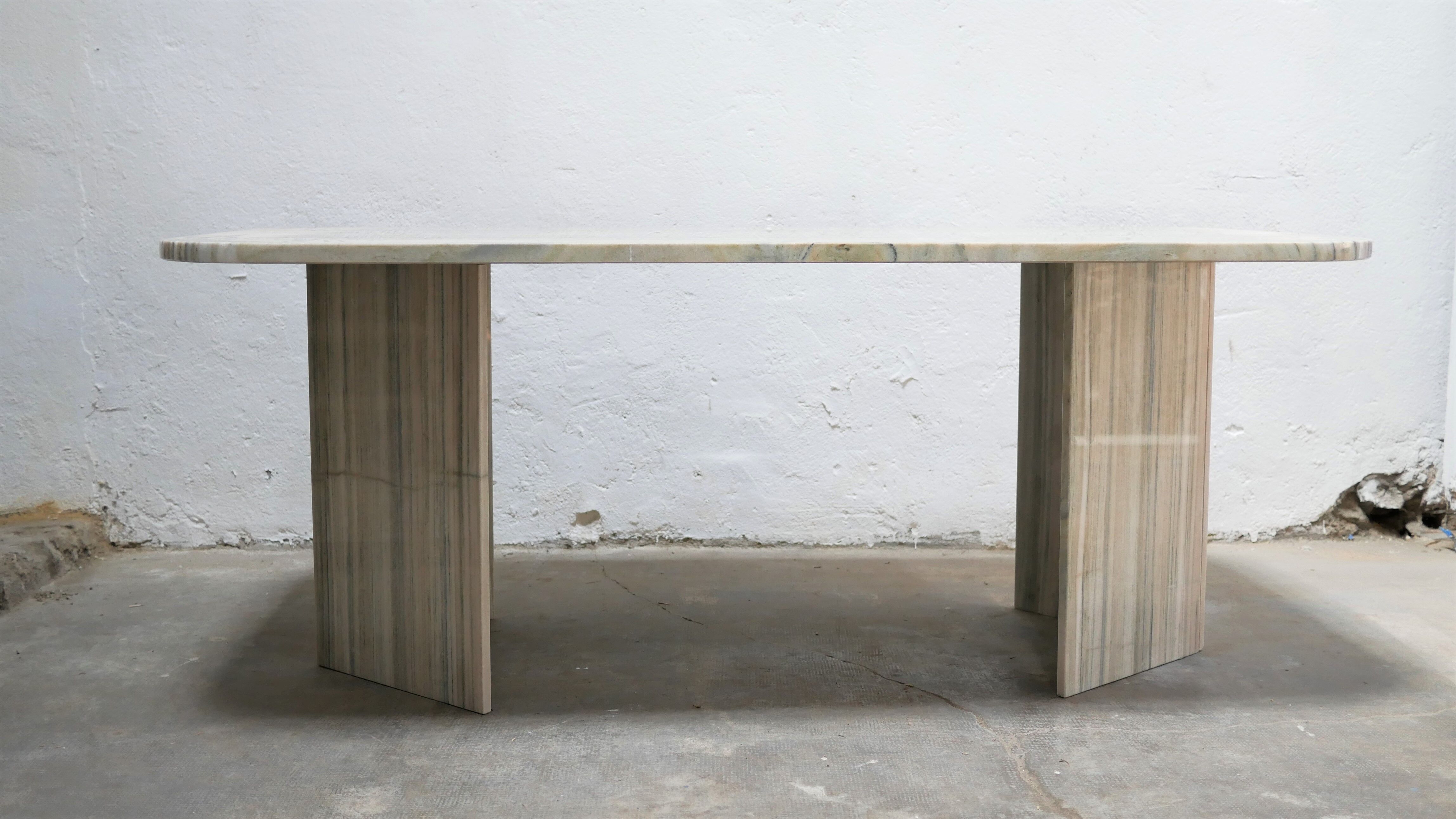 Vintage marble dining table