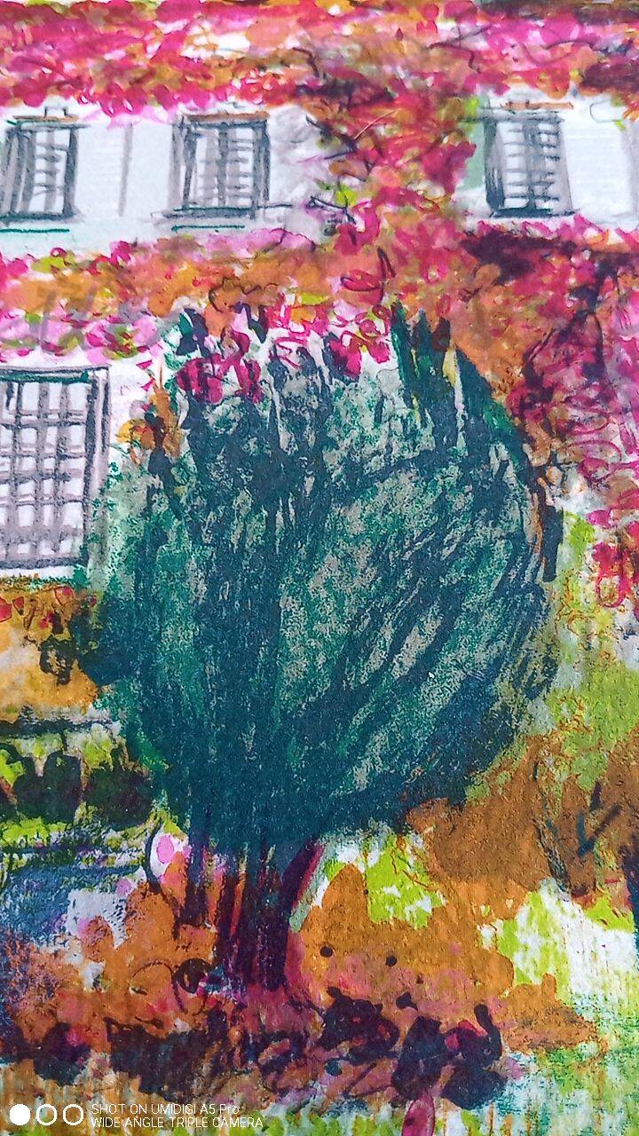 Monique Journod (1934) - art offset lithograph - signed - 40 x 57 cm