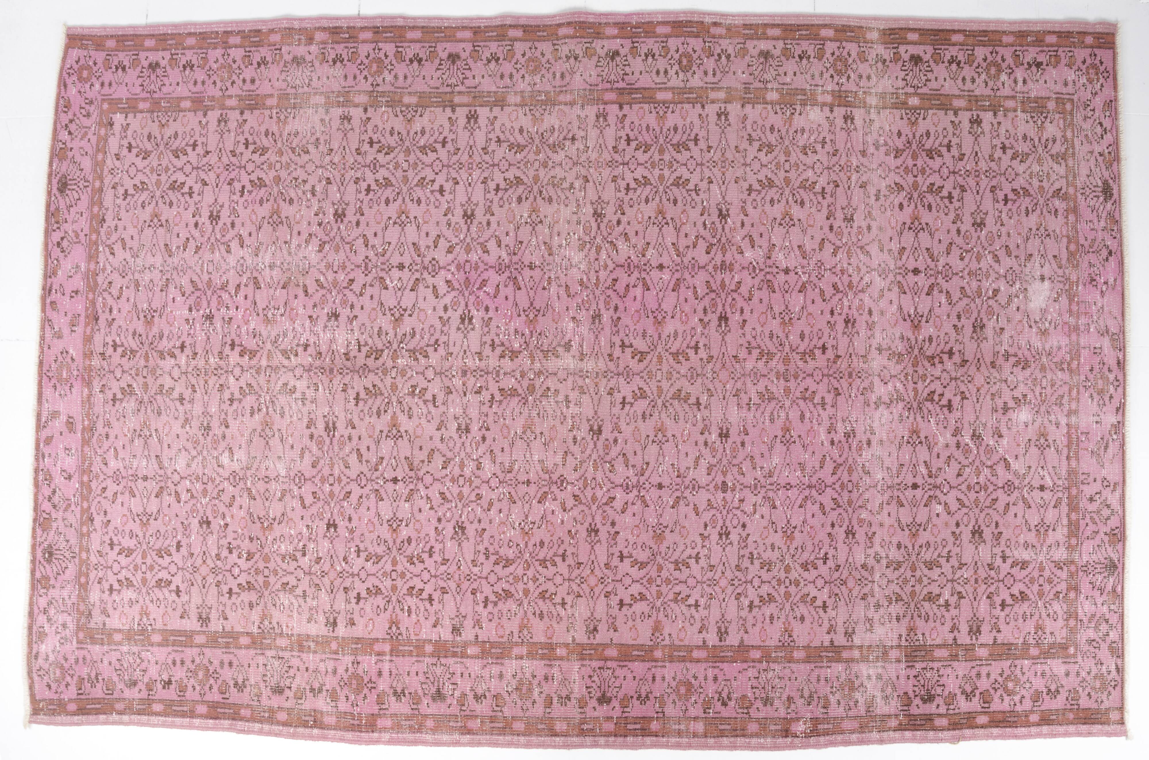 Vintage Anatolian Floral Rug SKU 2531
