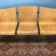 Wooden and metal bench 80s