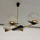 Lampe Suspension Maison Arlus 4 feux design français année 60
