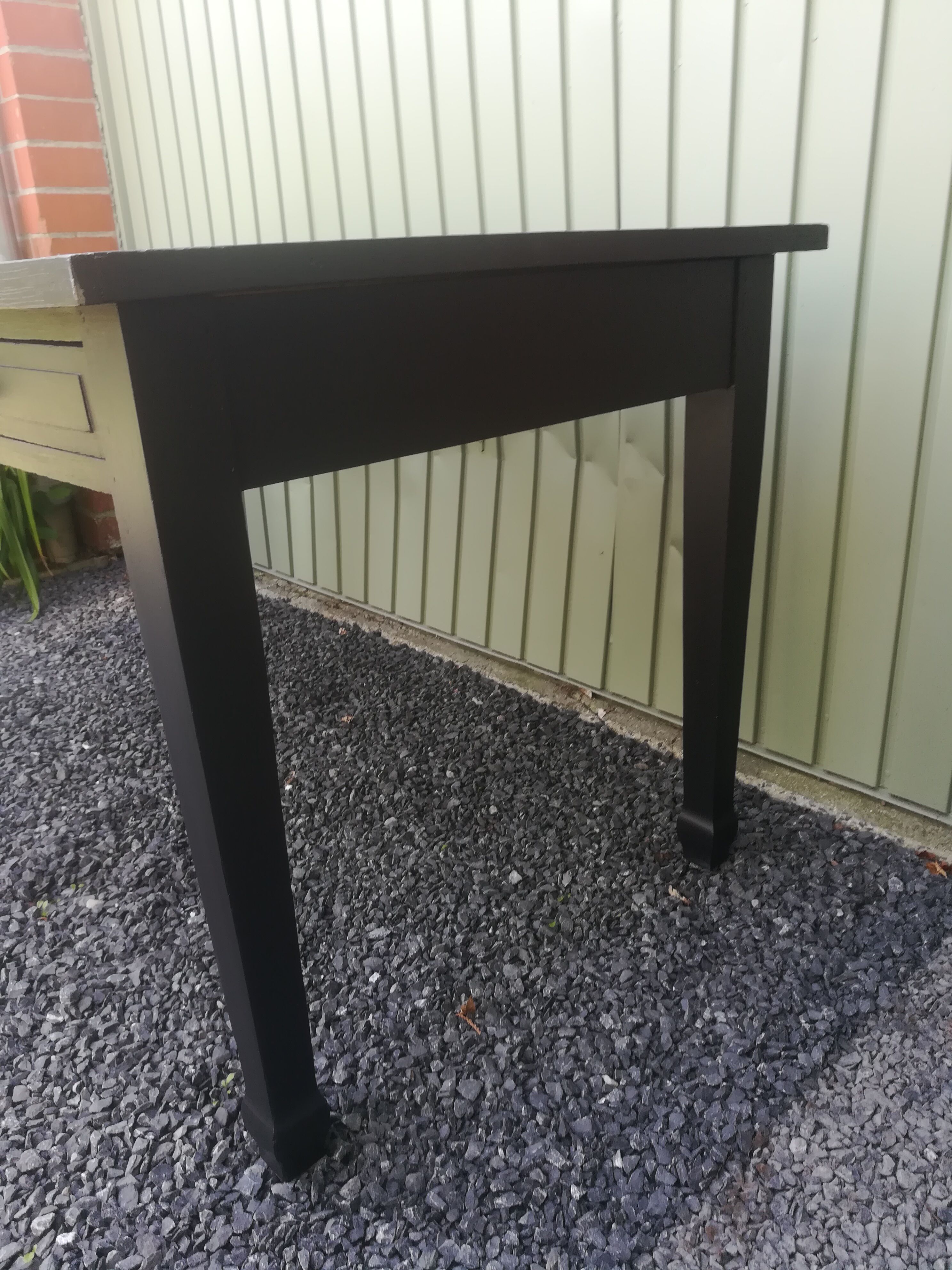 Patinated oak table