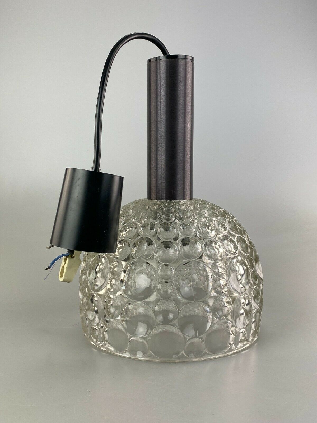 60s 70s lamp light hanging lamp glass ceiling lamp Space Age Design 60s