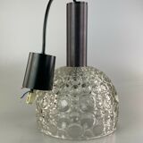 60s 70s lamp light hanging lamp glass ceiling lamp Space Age Design 60s