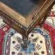 Louis XVI style desk from the late 19th century in walnut with a leather top.