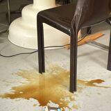 Set de 4 chaises Selene marron Magistretti Artemide