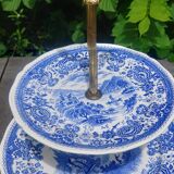 Servant dish with 3 floors in porcelain from Villeroy & Boch model Burgenland blue