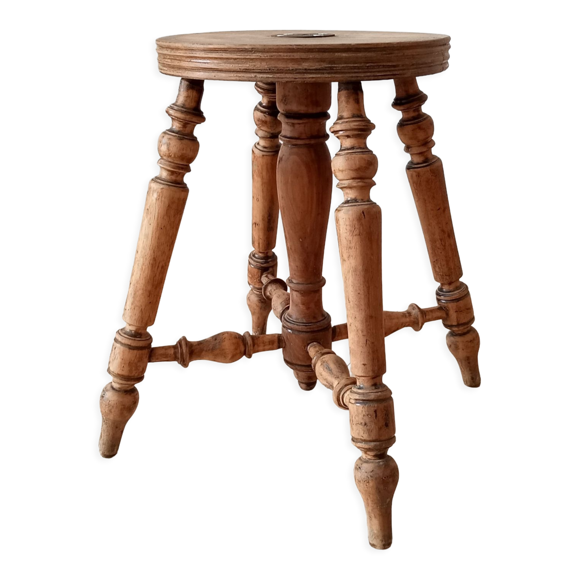 Old piano stool early twentieth century