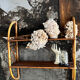 Wicker and rattan shelf
